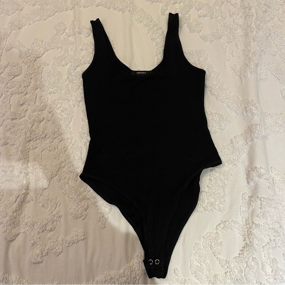 Forever 21 Tops - 𝅺forever 21 basic black bodysuit